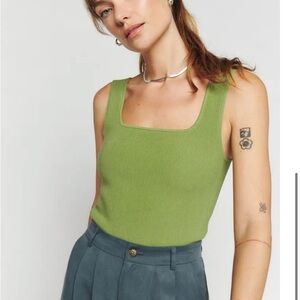 Reformation Julia Ribbed Sweater